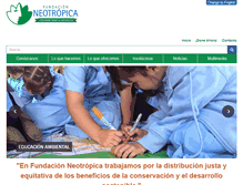 Tablet Screenshot of neotropica.org